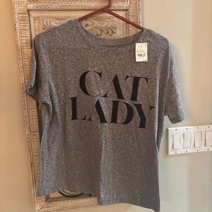 Cat Lady Gray Tee